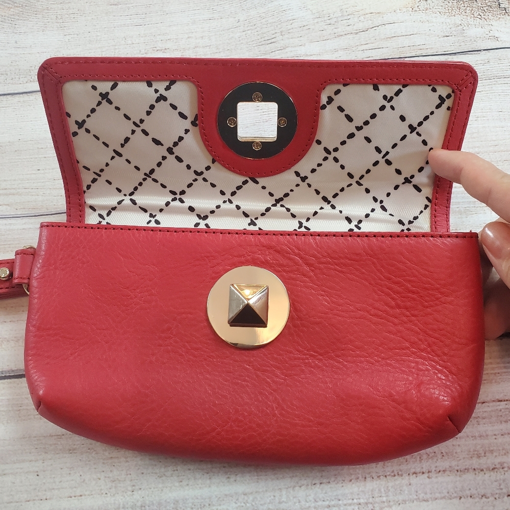 Kate Spade Red Leather Wristlet NWOT - Picture 7 of 7